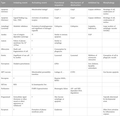 One-half century (or more) of study of cell death: origins, present, and perhaps future